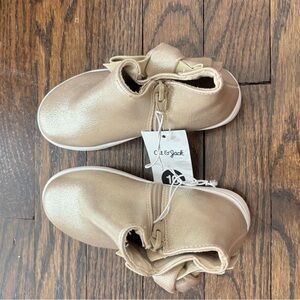 Cat & Jack Kids Metallic Gold Boots